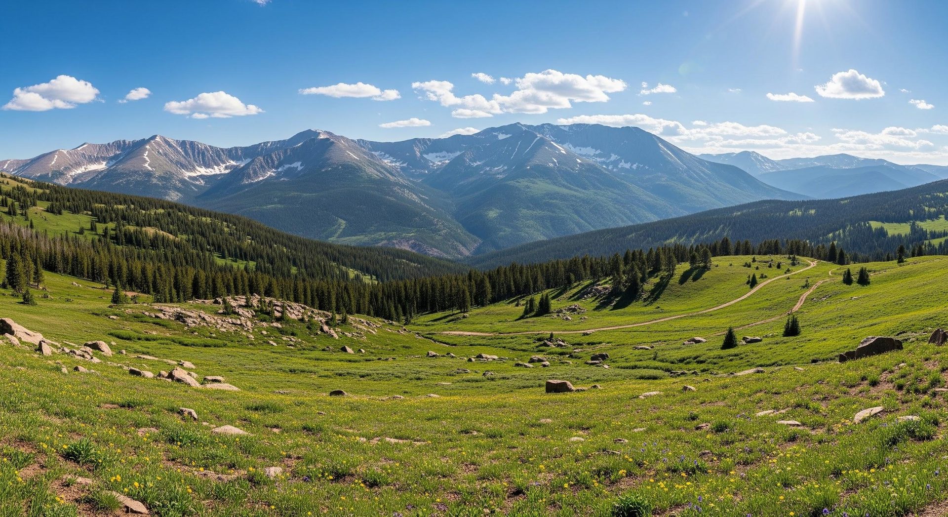 Mountain panorama near Breckenridge, Colorado